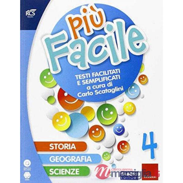 PIU FACILE 4 STORIA GEO SCIENZE