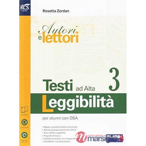 AUTORI E LETTORI 3 DSA SET MAIOR
