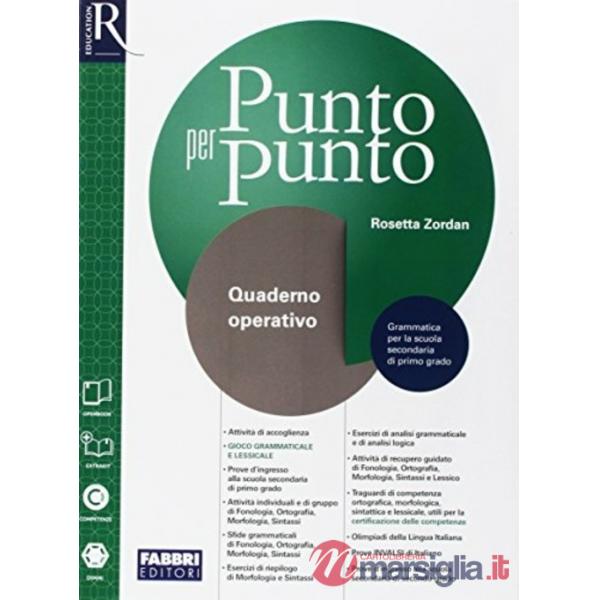 PUNTO PER PUNTO QUADERNO SET VENDITA 2017