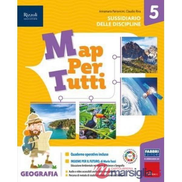 MAPPERTUTTI PI + STORIA 5 + GEOGRAFIA 5 + MATEMATICA 5 + SCIENZE 5 + H