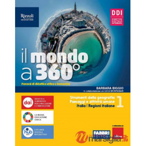 IL MONDO A 360 VOL. 1 CON REGIONI D'ITALIA + FASCI