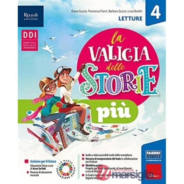 LA VALIGIA DELLE STORIE PI + LETTURE 4 LIBRO SCITTURE 4 GRAMMATICA