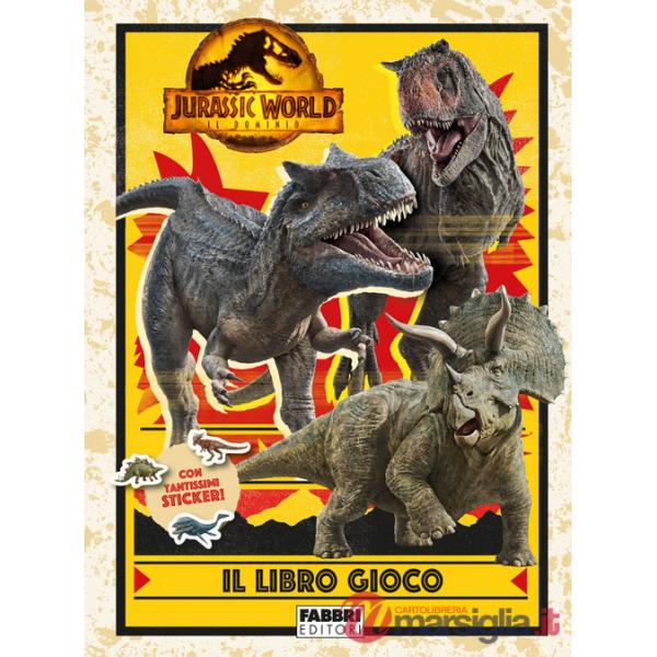 Jurassic World 3. Il dominio. Libro gioco. Con adesivi. Ediz. a colori