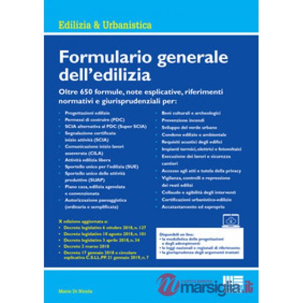 Formulario generale dell'edilizia