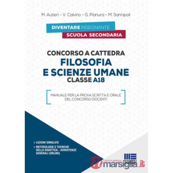 Concorso a cattedra 2019. A18 filosofia e scienze umane
