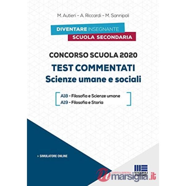 Concorso scuola 2020. Test commentati. Scienze umane e sociali