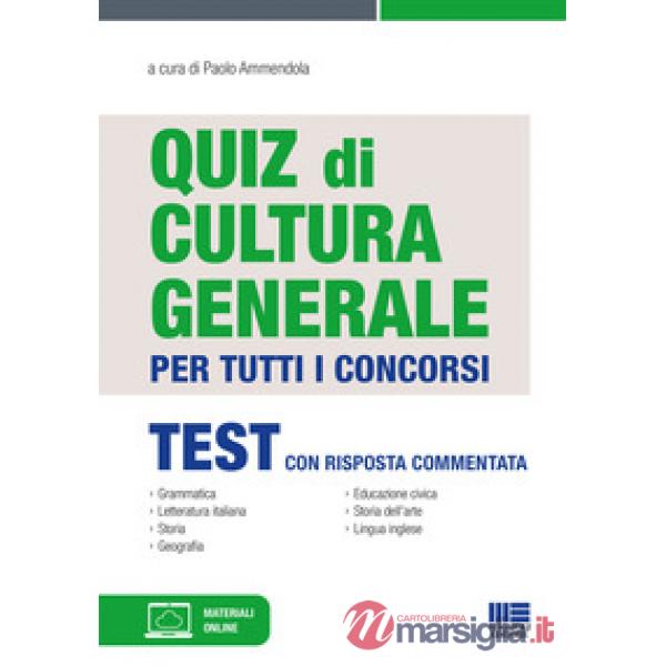 Quiz di cultura generale per tutti i concorsi
