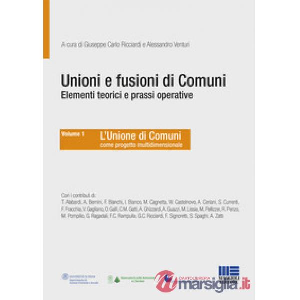 Unioni e fusioni di comuni elementi teorici e prassi operative