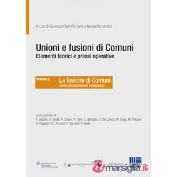 Unioni e fusioni di comuni elementi teorici e prassi operative