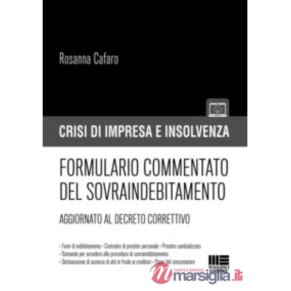 Formulario commentato del sovraindebitamento