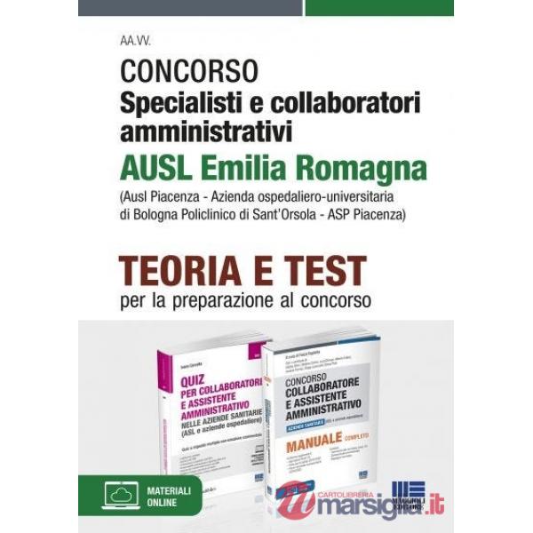 Concorso specialisti e collaboratori amministrativi AUSL Emilia Romagna. Kit completo