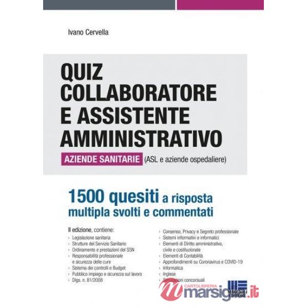 Quiz collaboratore e assistente amministrativo aziende sanitarie (ASL e aziende ospedaliere)