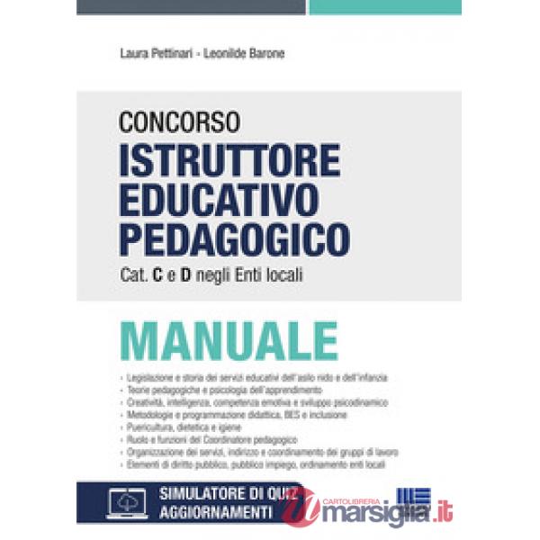 Concorso istruttore educativo pedagogico cat. C e D negli enti locali. Manuale
