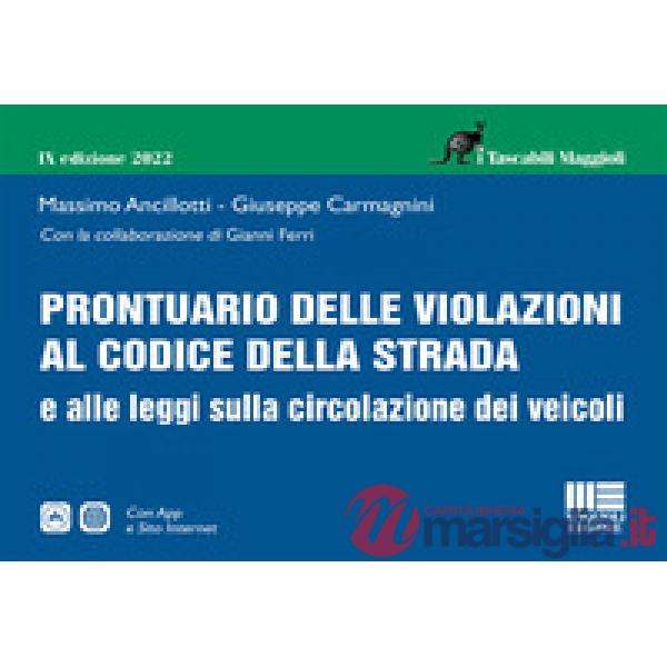 Prontuario delle violazioni al codice della strada e alle leggi sulla circolazione dei veicoli