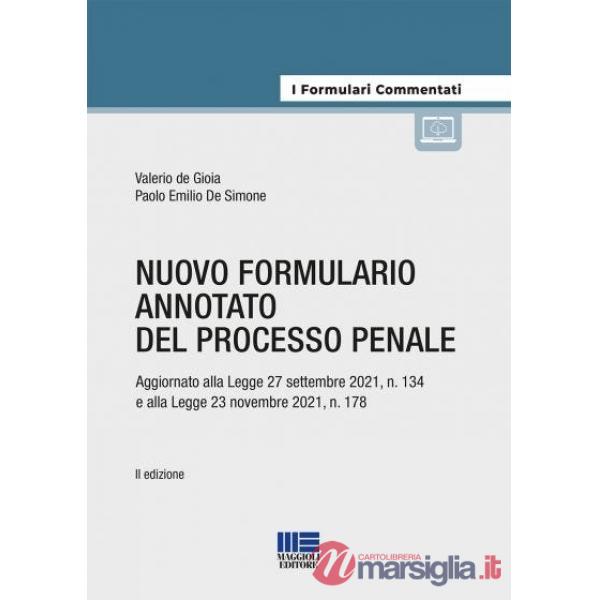 Nuovo formulario annotato del processo penale