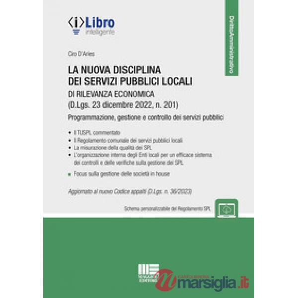 La nuova disciplina dei servizi pubblici locali di rilevanza economica