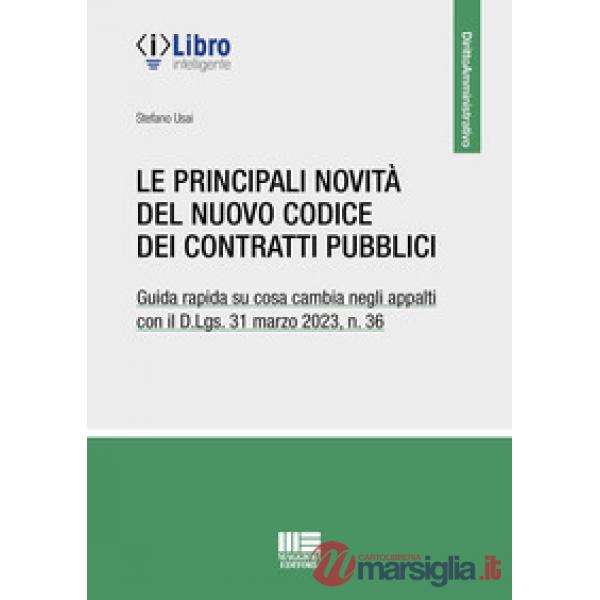Le principali novità del Codice dei contratti pubblici