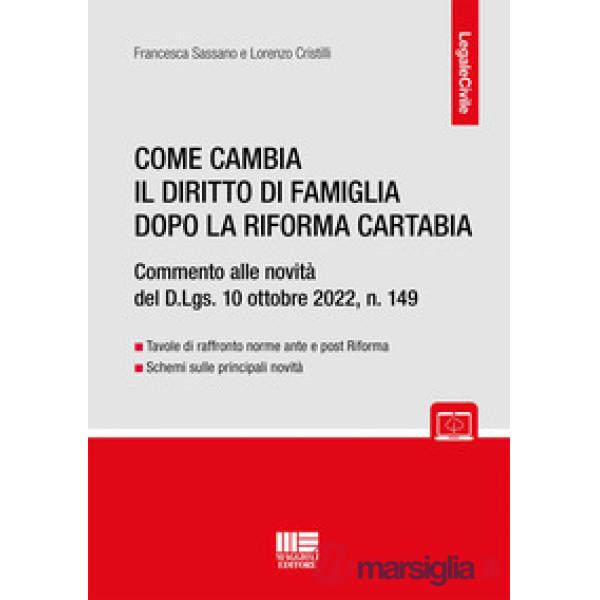 Come cambia il diritto di famiglia dopo la Riforma Cartabia