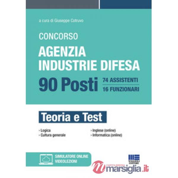 Concorso agenzia industrie difesa. 90 posti. Teoria e test