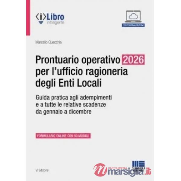 Prontuario operativo 2026 per l'ufficio di ragioneria degli Enti Locali