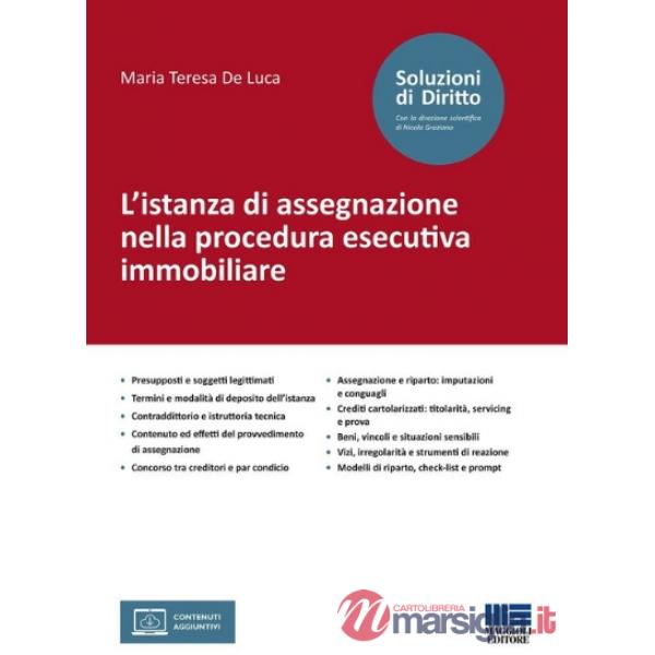 L'istanza di assegnazione nella procedura esecutiva immobiliare