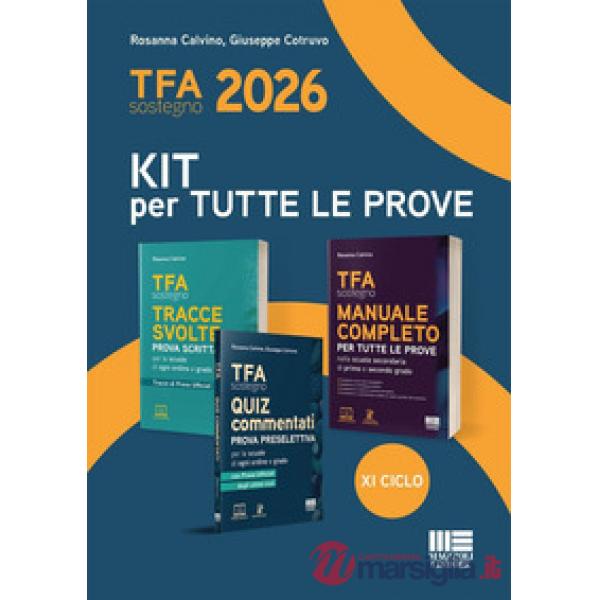 TFA sostegno 2026. Kit per tutte le prove