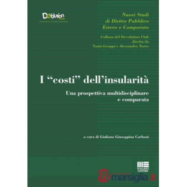I «costi» dell'insularità. Una prospettiva multidisciplinare e comparata