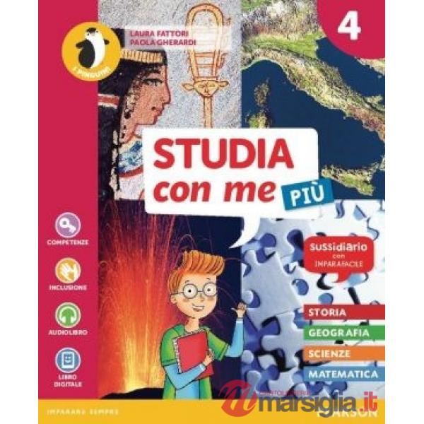STUDIA CON ME PIU' 4 UNICO + COMP. ST/GEO 4 + COMP