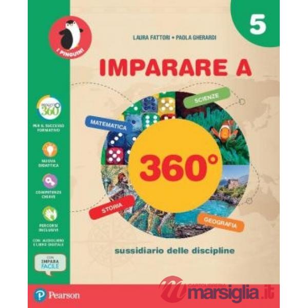 IMPARARE A 360 5 VOL + QUAD. ANTROPOLOGICO + QUAD.