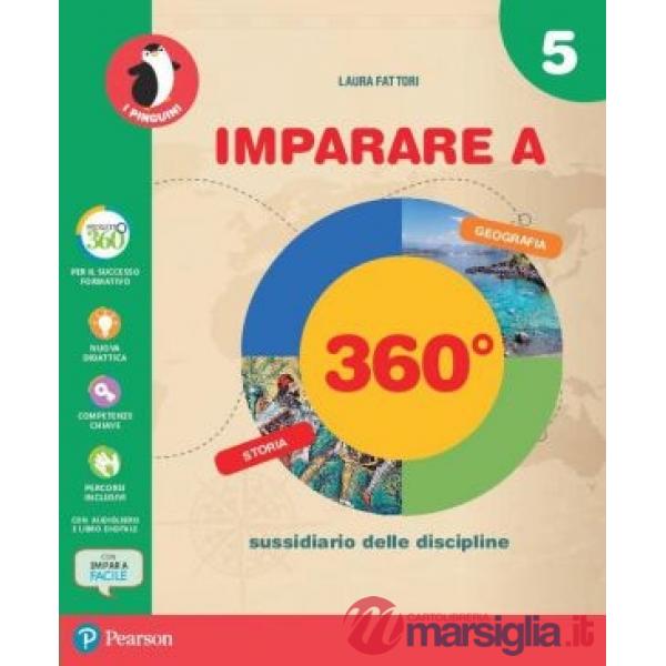IMPARARE 360 5 ANTROPOLOGICO SPEZZATO VOL + QUAD.