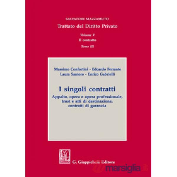 SINGOLI CONTRATTI TDP VOL. V TOMO III