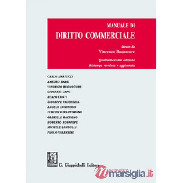 MANUALE DI DIRITTO COMMERCIALE