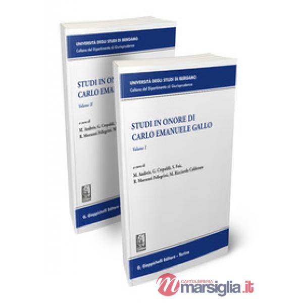 Studi in onore di Carlo Emanuele Gallo