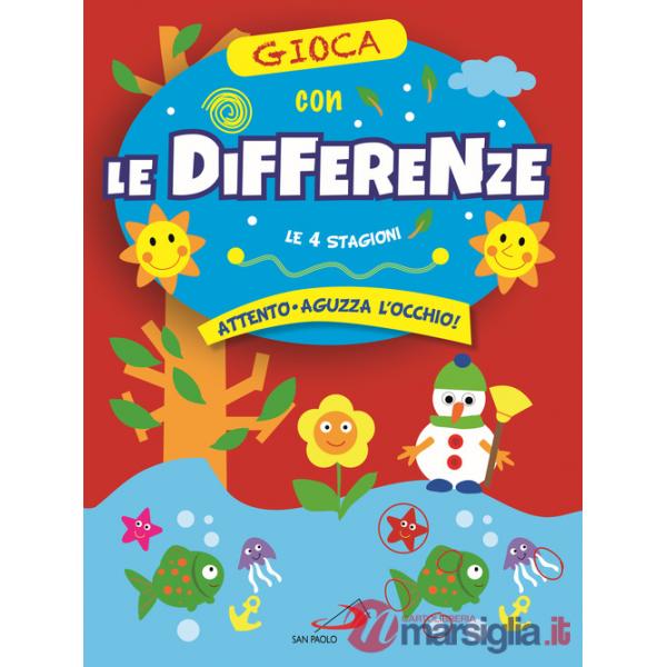 Gioca con le differenze. Le 4 stagioni. Attento, aguzza l'occhio!