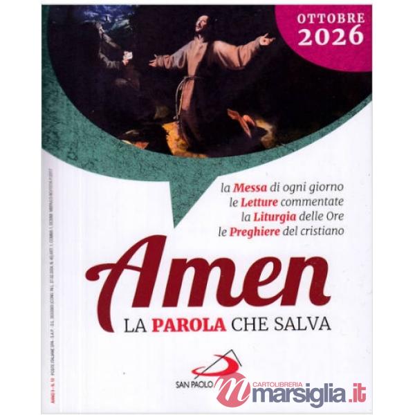 Amen. La parola che salva (2026). Vol. 10: Ottobre