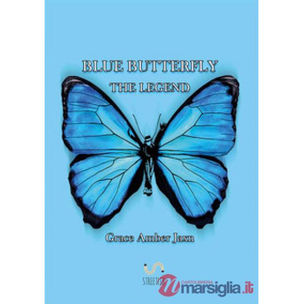 Blue butterfly. The legend