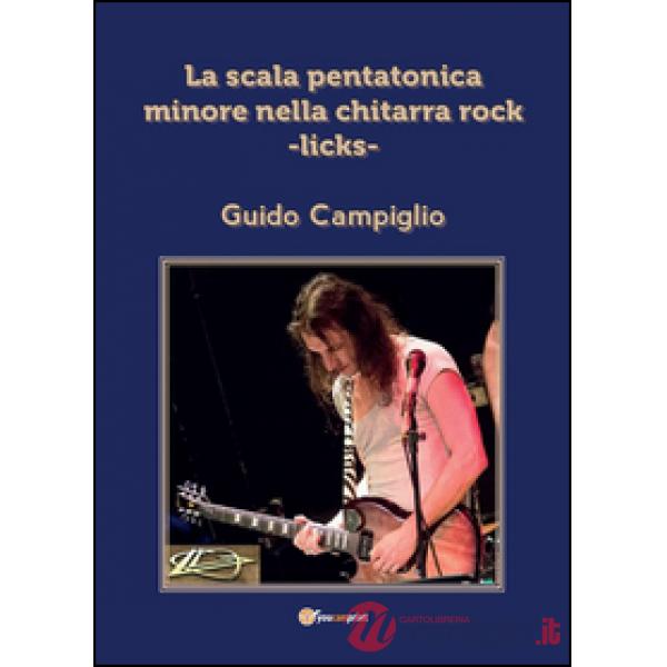 Scala pentatonica minore nella chitarra rock licks (La)