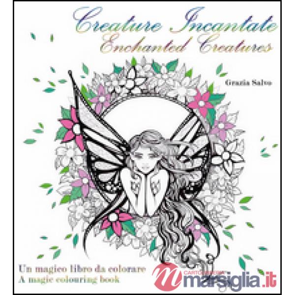 Creature incantate. Enchanted creatures. Colouring book