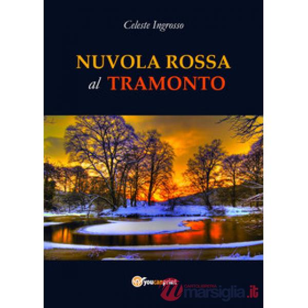 Nuvola rossa al tramonto