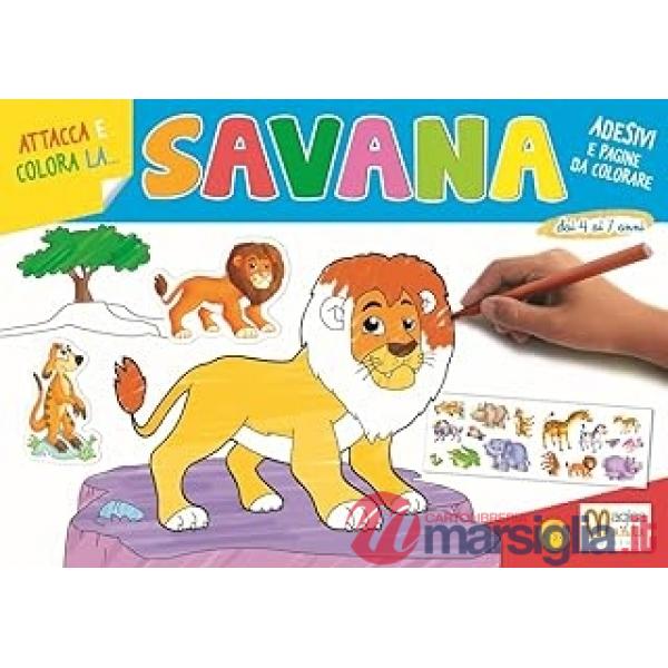 SAVANA -ATTACCA E COLORA