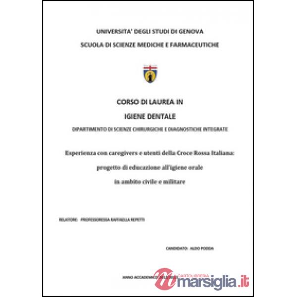 Esperienza con caregivers e utenti della Croce Rossa Italiana: progetto di educa