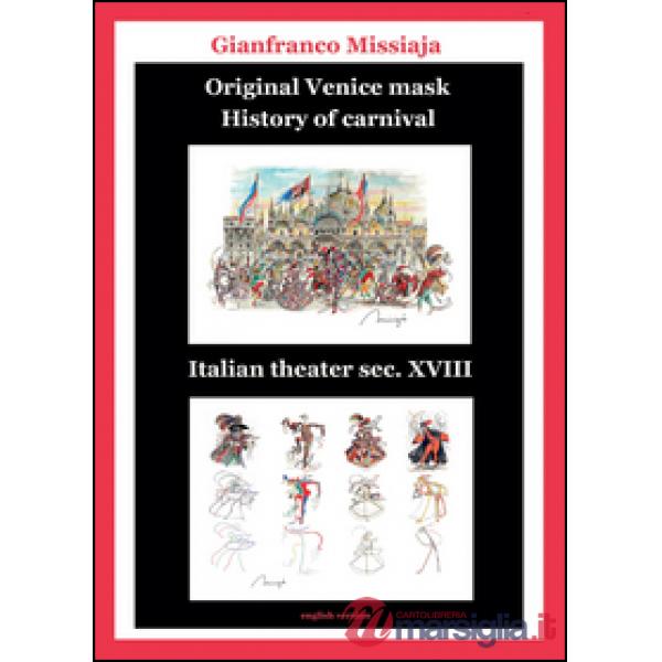 Original Venice mask. History of carnival