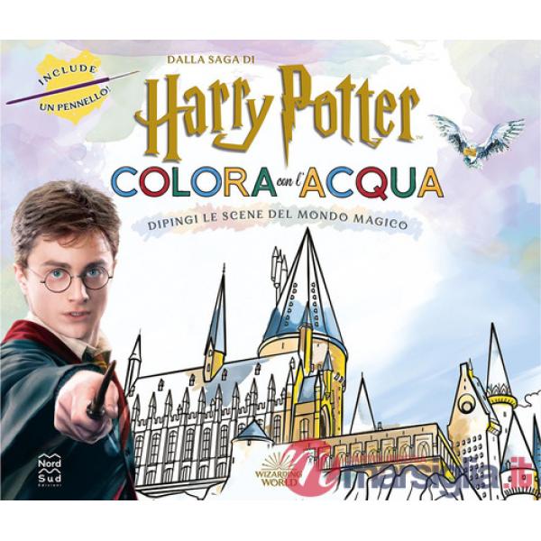 Harry potter. Colora con l'acqua. Con pennarello