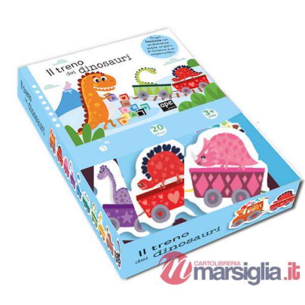 Treno dei dinosauri. Con puzzle (Il)
