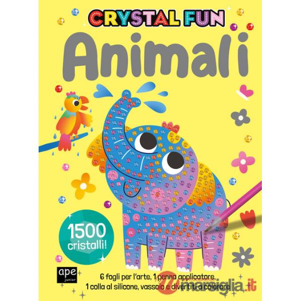 Animali. Crystal fun. Ediz. a colori. Con penna applicatore. Con spatola