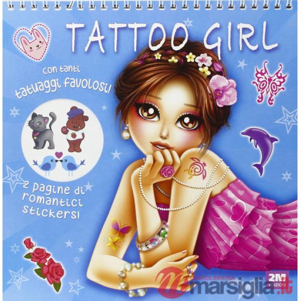 Tattoo book girl blu