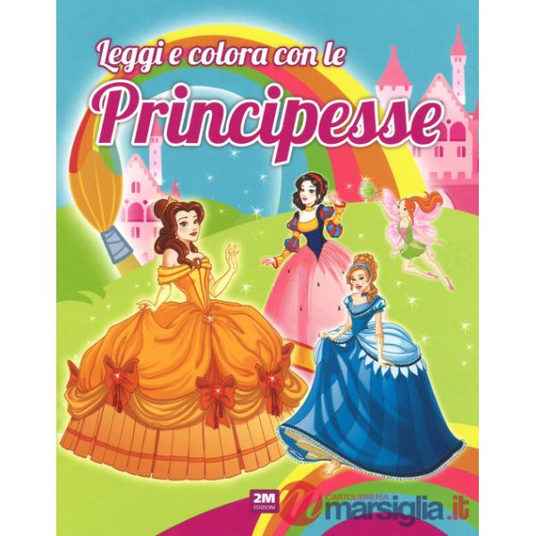 Leggi e colora con le principesse