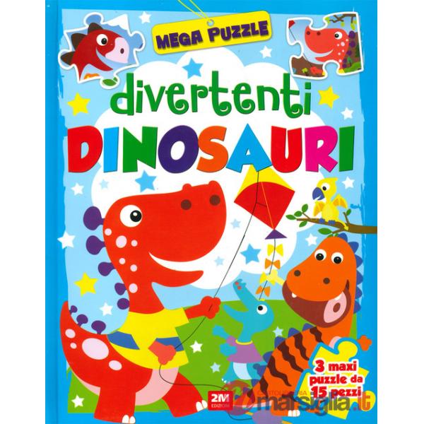 Divertenti dinosauri. Mega puzzle