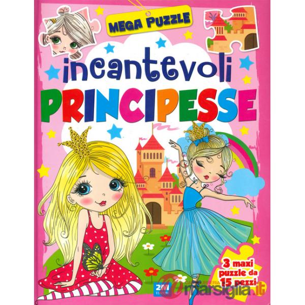 Incantevoli principesse. Mega puzzle