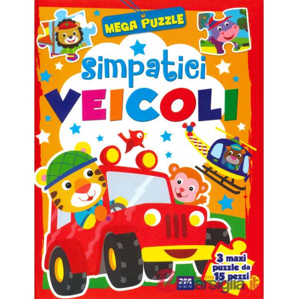 Simpatici veicoli. Mega puzzle